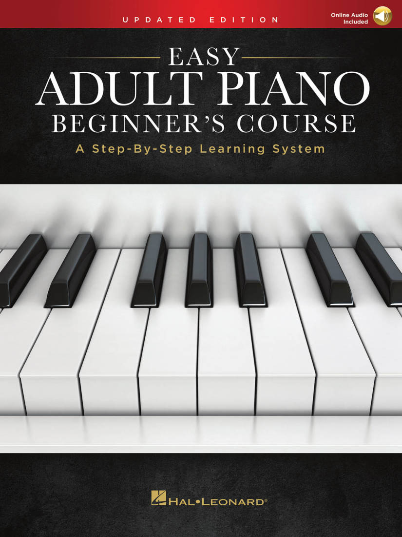 Easy Adult Piano Beginner\'s Course (Updated Edition) - Book/Audio Online