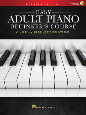 Hal Leonard - Easy Adult Piano Beginners Course (Updated Edition) - Book/Audio Online