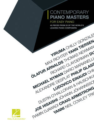 Contemporary Piano Masters - Easy Piano - Book