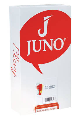 Juno Reeds - Bass Clarinet Reeds - 25 Reeds - Strength 2.5