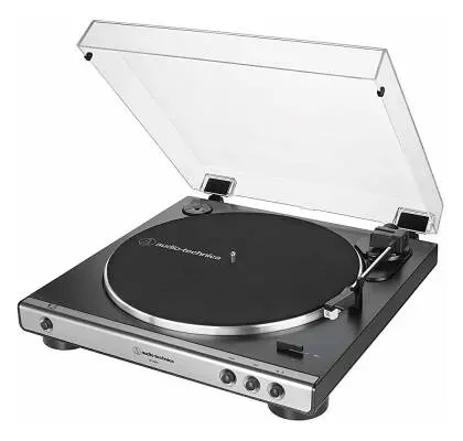 ATLP60X Fully Automatic Belt-Drive Turntable - Gun Metal