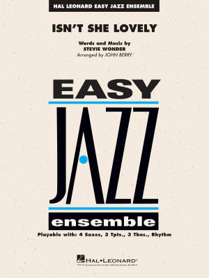 Hal Leonard - Isnt She Lovely - Wonder/Berry - Jazz Ensemble - Gr. 2