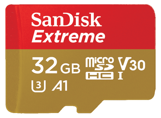 SanDisk - Extreme MicroSDXC UHS-I Card - 32GB