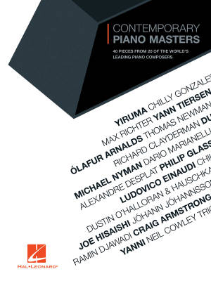 Contemporary Piano Masters - Piano - Book
