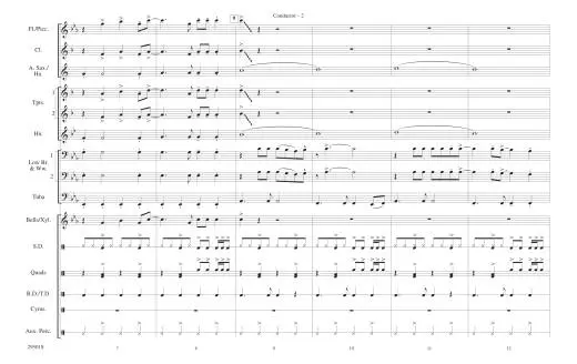 Dancing in the Dark - Springsteen/Adams - Marching Band - Gr. 2