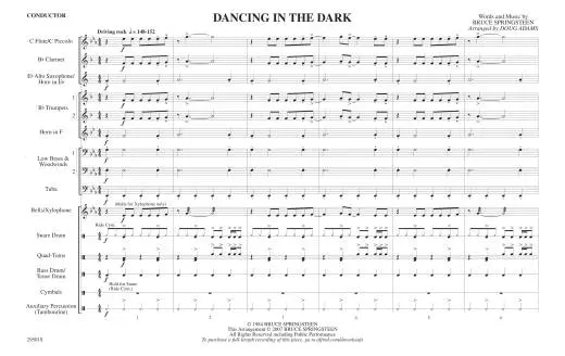 Dancing in the Dark - Springsteen/Adams - Marching Band - Gr. 2