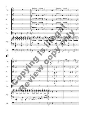 Flourishes - Sharpe - Brass Quintet/Organ/Timpani