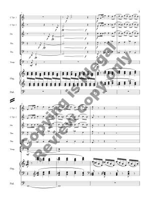 Flourishes - Sharpe - Brass Quintet/Organ/Timpani