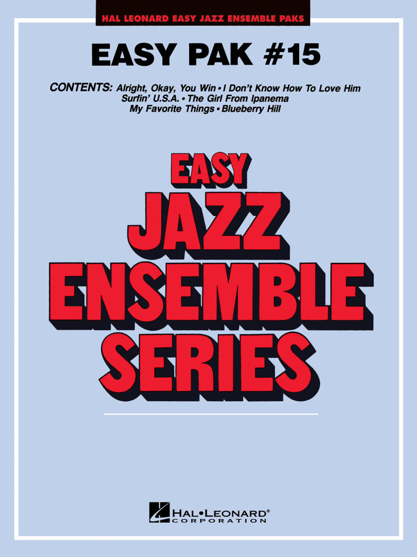 Easy Jazz Ensemble Pak 15 - Jazz Ensemble - Gr. 2