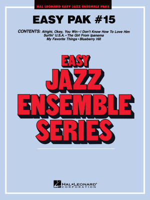 Hal Leonard - Easy Jazz Ensemble Pak 15 - Jazz Ensemble - Gr. 2
