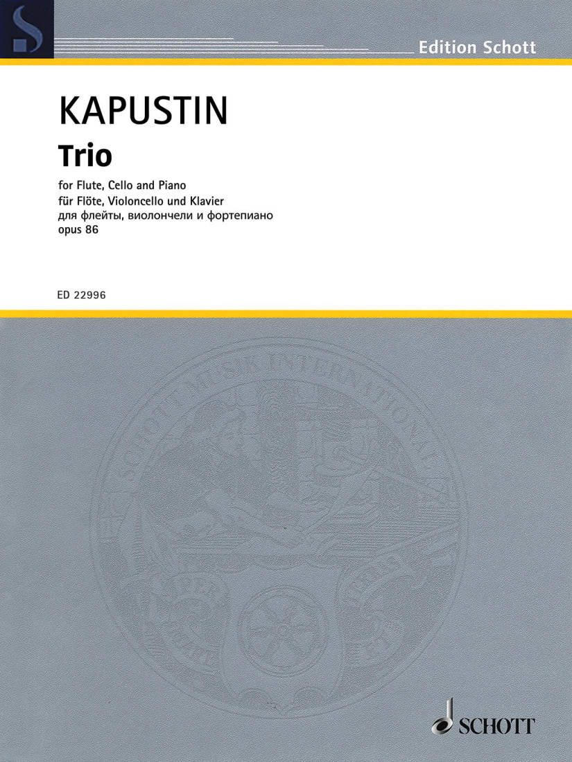 Trio, opus 86 - Kapustin - Flute/Cello/Piano