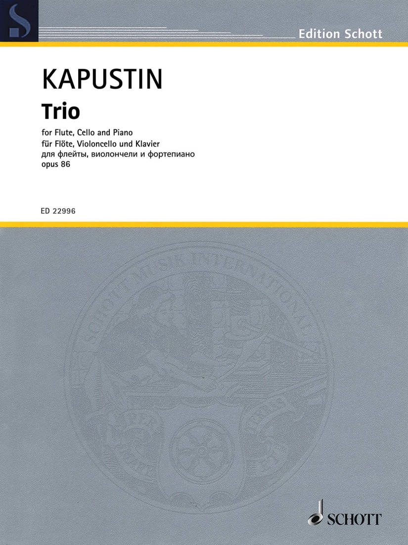 Trio, opus 86 - Kapustin - Flute/Cello/Piano