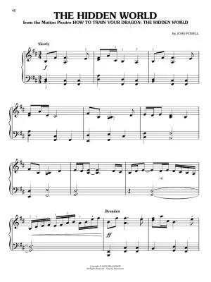 How to Train Your Dragon (Music from the Motion Pictures) - Powell - Piano - Book