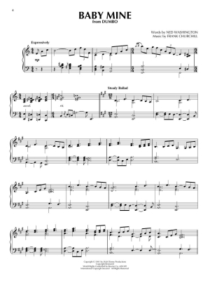 Disney Peaceful Piano Solos, Book 1 - Piano - Book