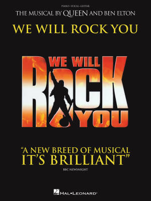 We Will Rock You (The Musical by Queen and Ben Elton) - Piano/Vocal/Guitar - Book
