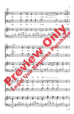 I Will Sing You the Stars - Burrows - SATB