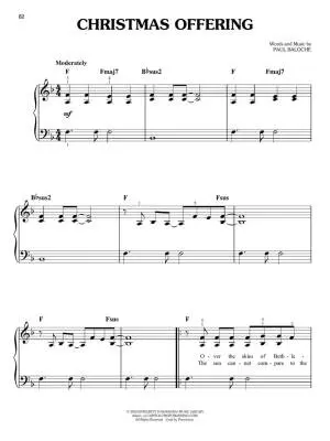 100 Most Beautiful Christmas Songs - Easy Piano - Book