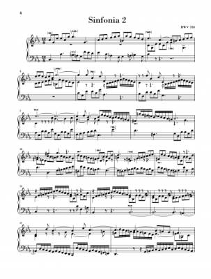Sinfonias (Three Part Inventions) (Without Fingerings) - Bach/Scheideler - Piano - Book