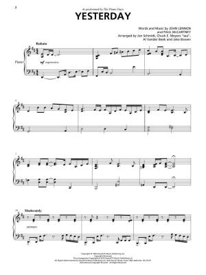 Yesterday - Lennon/McCartney - Cello/Piano - Sheet Music