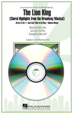 Hal Leonard - The Lion King (Broadway Musical Highlights) - Rice/John/Huff - VoiceTrax CD