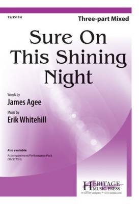 Sure On This Shining Night - Whitehill/Agee - 3pt Mixed
