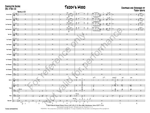 Teddy\'s Mood - White - Jazz Ensemble - Gr. 2