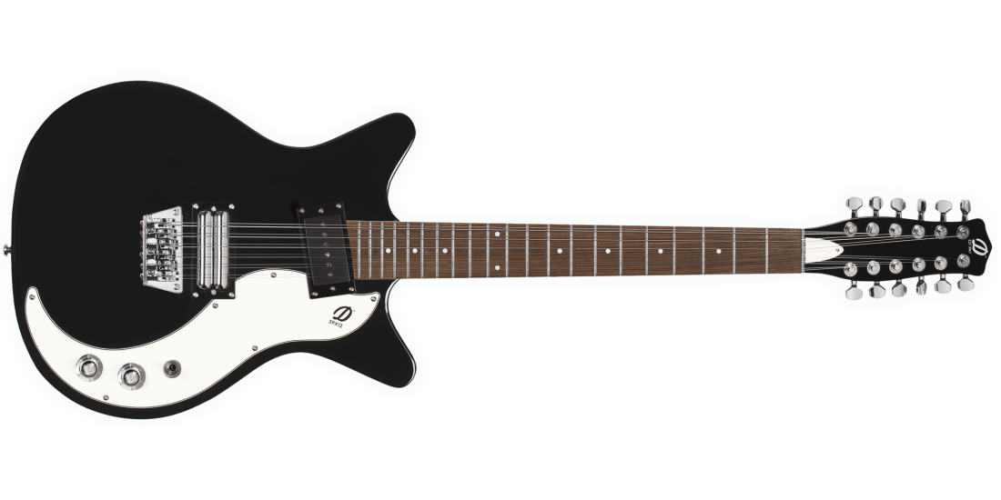 59X12 12-String Electric Guitar - Black