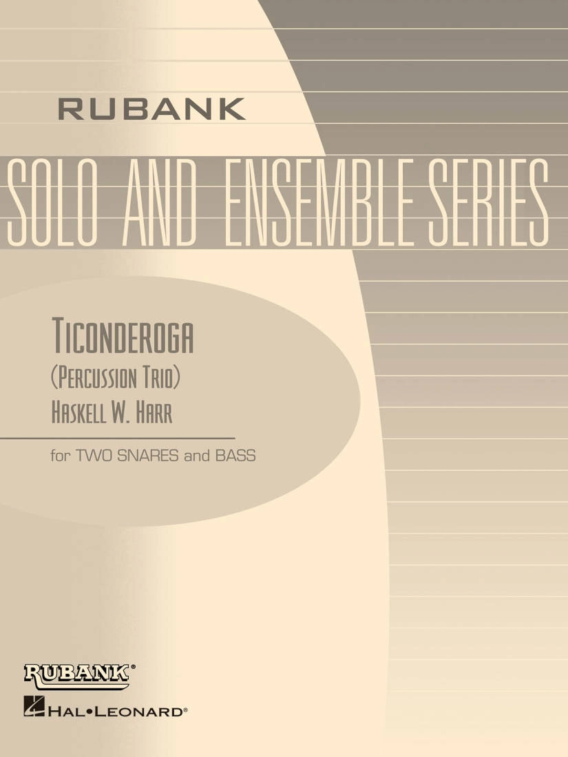 Ticonderoga - Harr - Percussion Trio