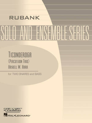 Rubank Publications - Ticonderoga - Harr - Trio de percussions