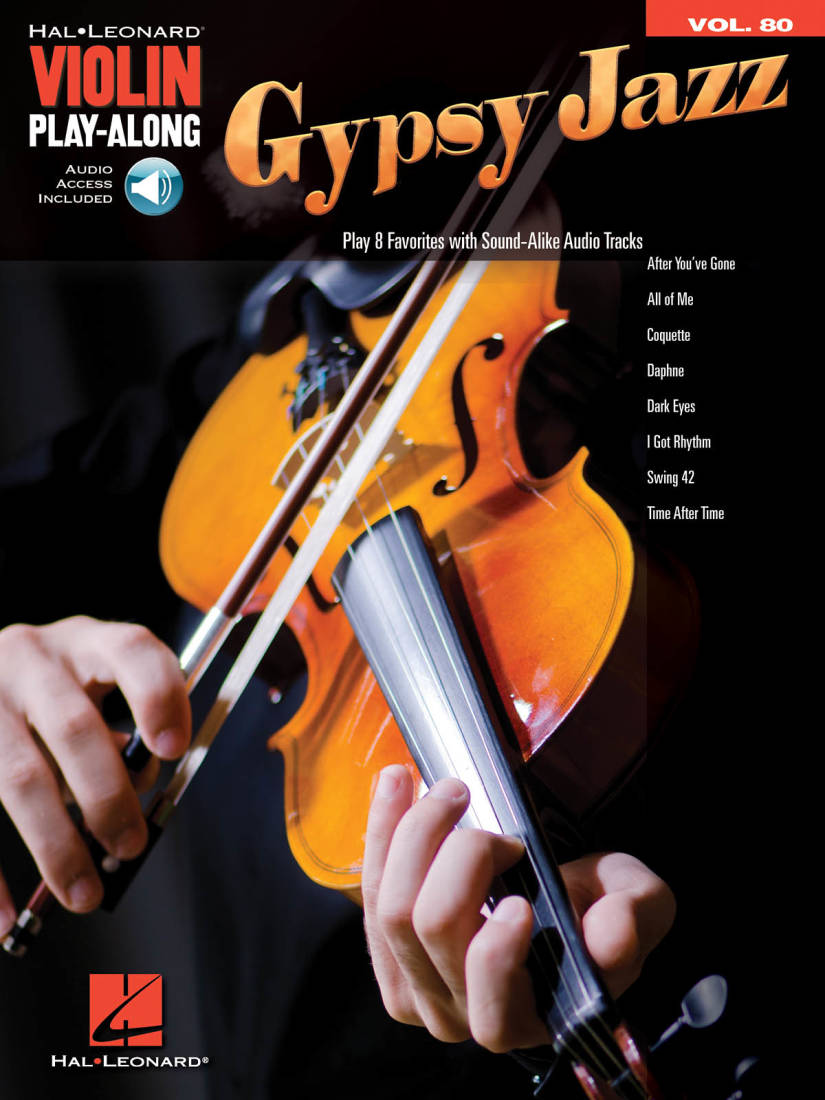 Gypsy Jazz: Violin Play-Along Volume 80 - Book/Audio Online