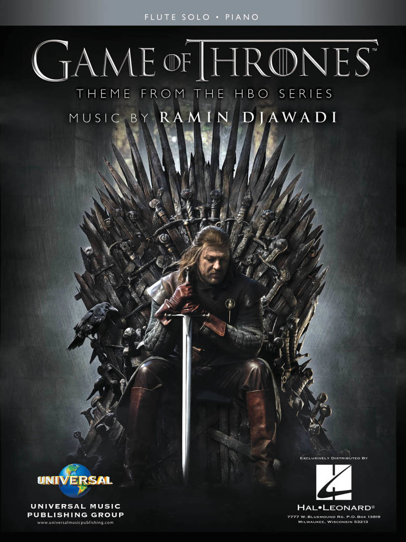 Game of Thrones: Theme from the HBO Series - Djawadi - Flute/Piano - Sheet Music