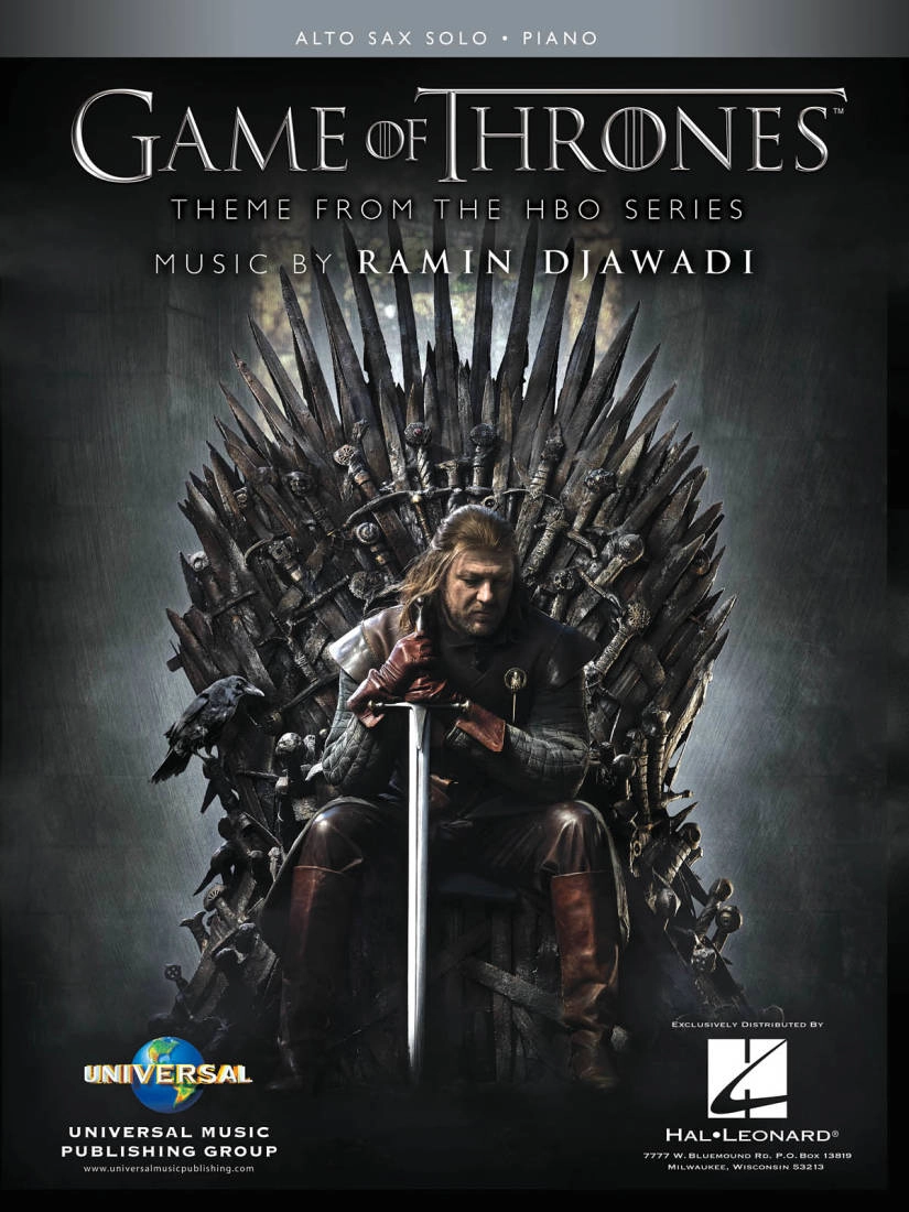 Game of Thrones: Theme from the HBO Series - Djawadi - Alto Sax/Piano - Sheet Music