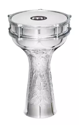 Hand-Hammered Aluminum Darbuka - 8 inch