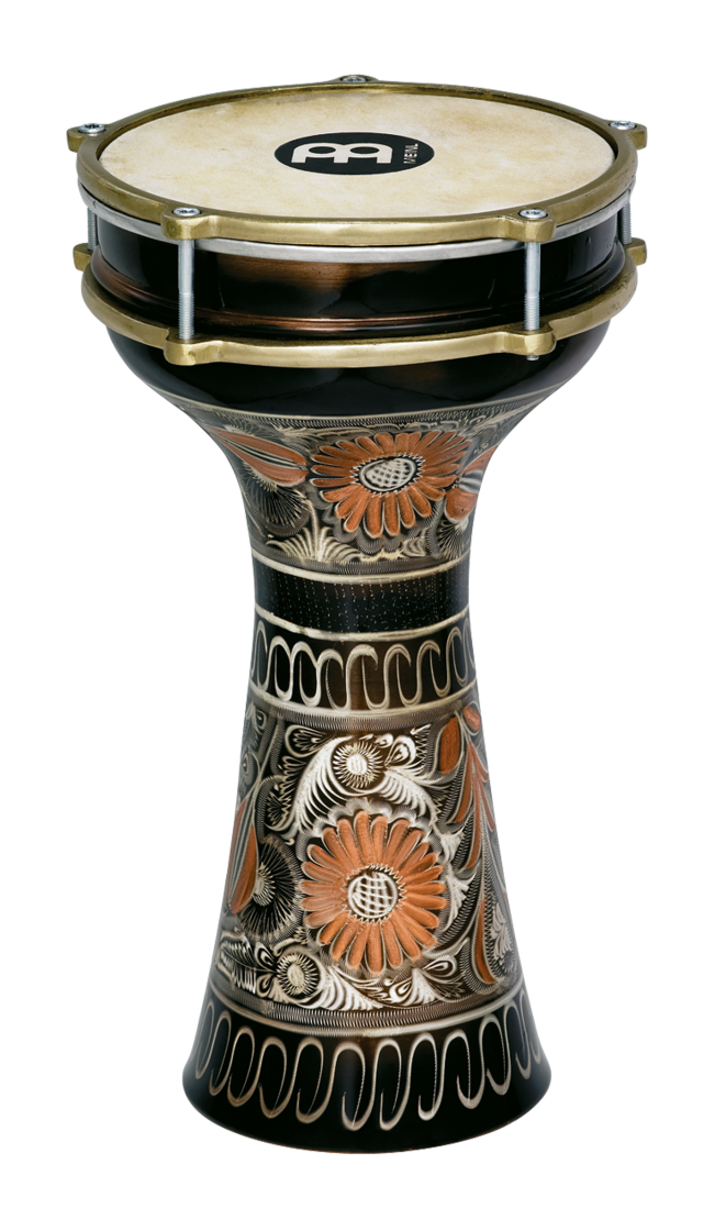 Hand Engraved Copper Darbuka - 7 7/8 inch