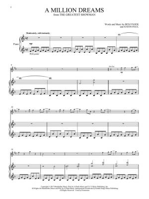 A Million Dreams (from The Greatest Showman) - Pasek/Paul - Alto Sax/Piano - Sheet Music