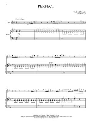 Perfect - Sheeran - Flute/Piano - Sheet Music