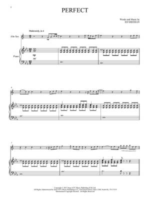 Perfect - Sheeran - Alto Sax/Piano - Sheet Music