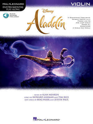 Aladdin: Instrumental Play-Along - Menken - Violin - Book/Audio Online