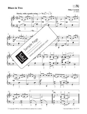Blues in Two and More (for intermediate level players) - Cornick - Piano - Book