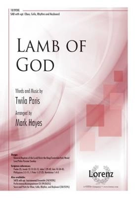 Lorenz Publishing Co. - Lamb of God - Paris/Hayes - SAB