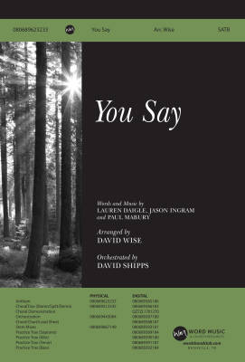 Word Music - You Say - Daigle/Wise - SATB
