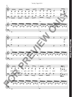 You Say - Daigle/Wise - SATB