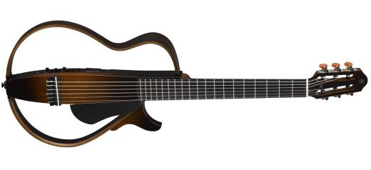 Yamaha - SLG200N Guitare silencieuse avec cordes en nylon - Tobacco Brown Sunburst