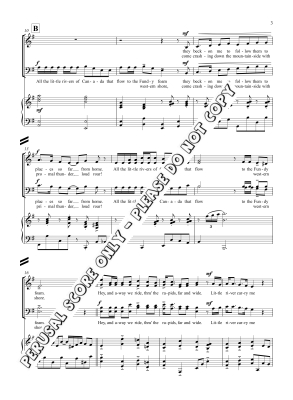 All the Little Rivers - Nickel - SATB