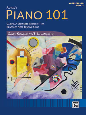 Alfred Publishing - Piano 101: Notespeller, Book 1 - Kowalchyk/Lancaster - Piano - Book
