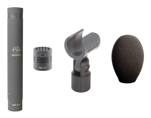 CMC621 Microphone Package (CMC 6U, MK 21, SG 20, B 5) - Matte Grey