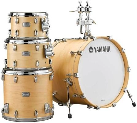 Yamaha - Tour Custom 4-Piece Shell Pack (22,10,12,16) - Butterscotch Satin