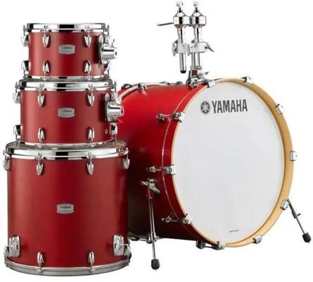 Yamaha - Tour Custom 4-Piece Shell Pack (22,10,12,16) - Candy Apple Satin