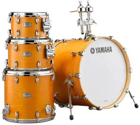 Yamaha - Tour Custom 4-Piece Shell Pack (22,10,12,16) - Caramel Satin