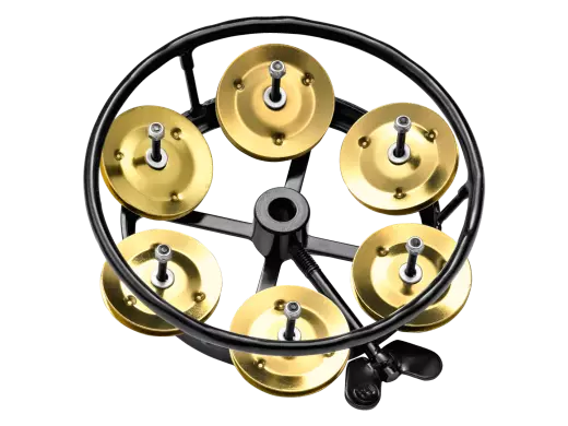 Meinl - Professional Series Hi-Hat Tambourine - Solid Brass w/ Striking Edge- 1 Row